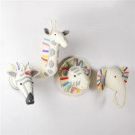 Animals Swan Tiger Lion Panda Head Wall Mount Stuffed Plush Toys Bedroom Decoration Felt Artwork Wall Hanging Dolls Photo Props