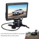 7 Inch 12V TFT LCD Screen Car Monitor Rearview Screen For CCTV Reversing Rear View Backup Camera+Remote Control