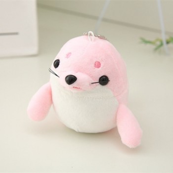 1pc 10cm Kawaii Plush Donkey Seals Keychains Stuffed Plush Keychain Small Pendants Decoration Girls Gifts Kids Toys