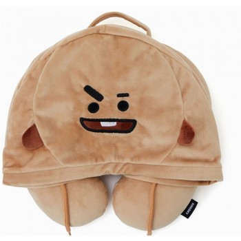 Eva2king Kpop Stars BTS Plush Pillows BT21 Bangtan Boys Cartoon U-shape Pillow Soft Stuffed Plush Toys Gifts For Children Adults