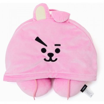 Eva2king Kpop Stars BTS Plush Pillows BT21 Bangtan Boys Cartoon U-shape Pillow Soft Stuffed Plush Toys Gifts For Children Adults