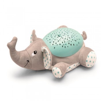 Cute Birthday Gift Musical Animal Lamp Baby Sleep Appease Sleepy Stuffed Toy with Light Led Night Light Stars Projector