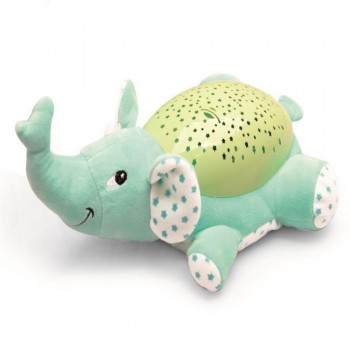 Cute Birthday Gift Musical Animal Lamp Baby Sleep Appease Sleepy Stuffed Toy with Light Led Night Light Stars Projector