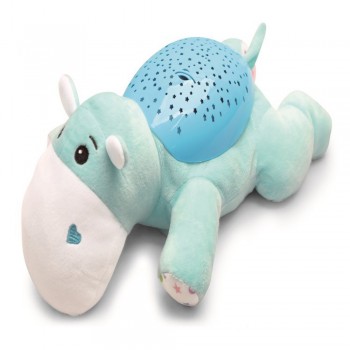Cute Birthday Gift Musical Animal Lamp Baby Sleep Appease Sleepy Stuffed Toy with Light Led Night Light Stars Projector