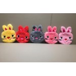 New 5Colors,- Animal Plush Purse , pocket Plush coin bag , 10cm rabbits plush coin wallet bag
