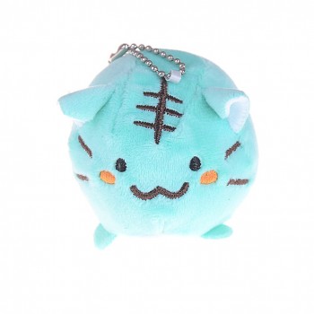 1pc Kawaii Tiger Cat 6cm Plush Stuffed Toy Dolls Kids Gift Plush Keychains String Toy Multi Color Plush Toy