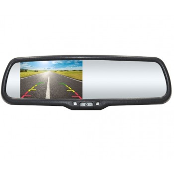 Automobiles monitor car 800*480 In -Dash 4.3 mirror monitors parking Video display with special OEM Bracket for Toyota Honda