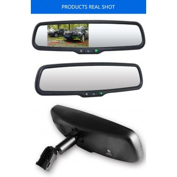 Automobiles monitor car 800*480 In -Dash 4.3 mirror monitors parking Video display with special OEM Bracket for Toyota Honda