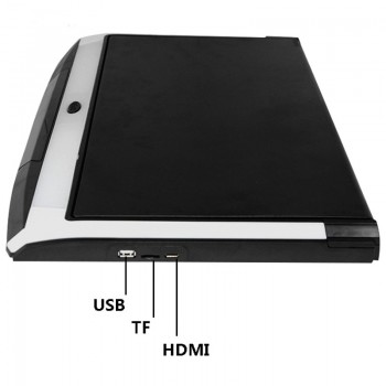 XST 17.3 Inch Android 6.0 Car Monitor Ceiling Mount Roof HD 1080P Video IPS Screen WIFI/HDMI/USB/SD/FM/Bluetooth/Speaker
