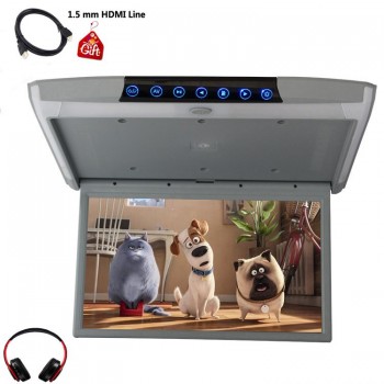 XST 17.3 Inch Android 6.0 Car Monitor Ceiling Mount Roof HD 1080P Video IPS Screen WIFI/HDMI/USB/SD/FM/Bluetooth/Speaker