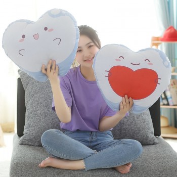1pc 32cm/42cm Cute Plush Simulation Teeth Pillow Stuffed Plush Teeth Pillow Cushions With Different Expressions Creative Gifts