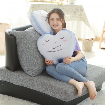 1pc 32cm/42cm Cute Plush Simulation Teeth Pillow Stuffed Plush Teeth Pillow Cushions With Different Expressions Creative Gifts