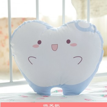 1pc 32cm/42cm Cute Plush Simulation Teeth Pillow Stuffed Plush Teeth Pillow Cushions With Different Expressions Creative Gifts