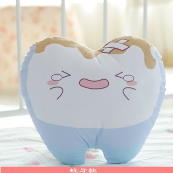 1pc 32cm/42cm Cute Plush Simulation Teeth Pillow Stuffed Plush Teeth Pillow Cushions With Different Expressions Creative Gifts