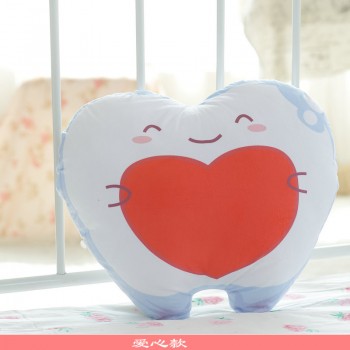 1pc 32cm/42cm Cute Plush Simulation Teeth Pillow Stuffed Plush Teeth Pillow Cushions With Different Expressions Creative Gifts