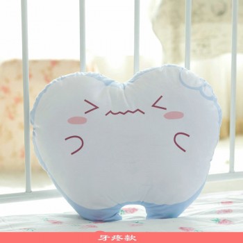 1pc 32cm/42cm Cute Plush Simulation Teeth Pillow Stuffed Plush Teeth Pillow Cushions With Different Expressions Creative Gifts