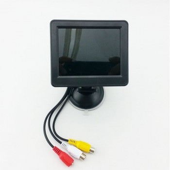 Podofo New High Quality 3.5 inch HD Car Monitor Car Digital Color TFT LCD Monitor Rearview DVD