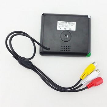 Podofo New High Quality 3.5 inch HD Car Monitor Car Digital Color TFT LCD Monitor Rearview DVD