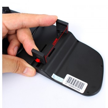 4.3 Digital TFT LCD Mirror Car Parking Rear View Monitor With 2 Video Input Connect  Rear / Front Camera Free Shipping Now