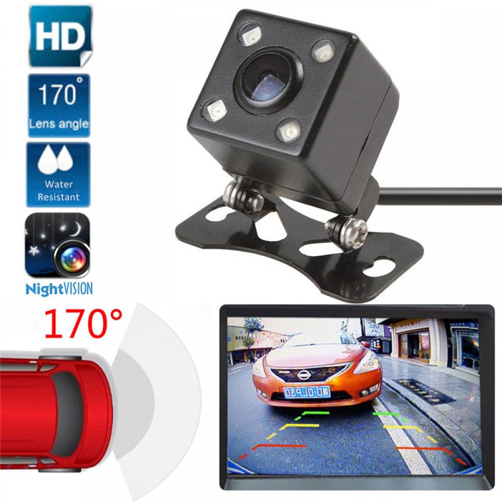Car Rear View Reverse Backup Parking HD Camera Night Vision Waterproof #8
