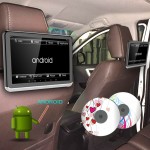 10.2 inch Android 6.0 CD DVD player touch screen IPS 1366*768 TFT-LCD Car headrest monitors with WIFI Bluetooth Mirror Link