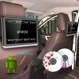 10.2 inch Android 6.0 CD DVD player touch screen IPS 1366*768 TFT-LCD Car headrest monitors with WIFI Bluetooth Mirror Link
