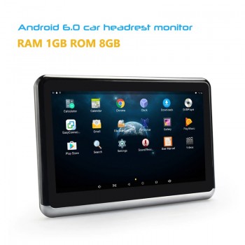 10.2 inch Android 6.0 CD DVD player touch screen IPS 1366*768 TFT-LCD Car headrest monitors with WIFI Bluetooth Mirror Link