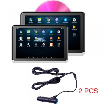 10.2 inch Android 6.0 CD DVD player touch screen IPS 1366*768 TFT-LCD Car headrest monitors with WIFI Bluetooth Mirror Link