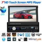 T100G 7 Inch Car Stereo MP5 Player RDS FM AM Radio Bluetooth USB AUX Head Unit Better Bluetooth Microphone Hand-free Vehicle MP5