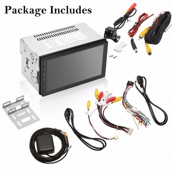 Kingslim Car auto Stereo Monitor Radio MP5 Android 7.1 Bluetooth Car Stereo Radio 2 DIN 7 MP5 Player with GPS Wifi Rear Camera