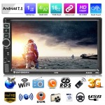 SWM 8802 Upgraded Version 7in 2 Din Quad-core Android 7.1 Car Stereo MP5 Player GPS Navi Bluetooth RDS FM AM Radio Head Unit