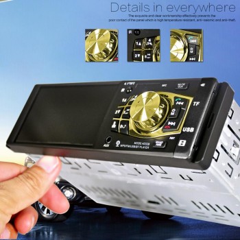 4.1 Inch Car Audio MP5 Player Wireless Bluetooth Car FM Radio Car Video Player with LED Rear View Camera Hands-free Call