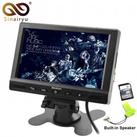 Sinairyu TFT 800x480 7 Inch Car FM Mp4 MP5 Video Player Auto Parking Monitor Support Rear Camera SD USB Flash Built in Speaker