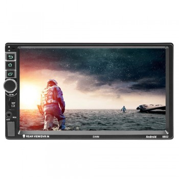SWM 8802 Upgraded Version 7in 2 Din Quad-core Android 7.1 Car Stereo MP5 Player GPS Navi Bluetooth RDS FM AM Radio Head Unit
