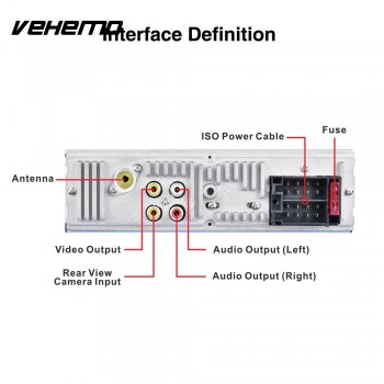 Car Video Player MP5 Player Smart Car MP5 Car Kit Music Player 1 Din 4.1 Inch Premium P5128 Multi-Function