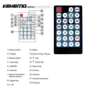 Vehemo FM/USB/AUX Auto MP5 Player MP5 Player Automobile Car MP5 Player Smart Flexible FM Radio