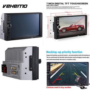 Vehemo FM/USB/AUX Auto MP5 Player MP5 Player Automobile Car MP5 Player Smart Flexible FM Radio