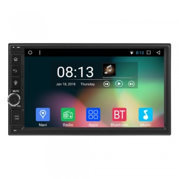 Car Video Player 7in Touch Screen 2Din Bluetooth WiFi 4G 1080P Octa-core for Android 8.1 Car Stereo MP5 FM Radio GPS Navigator
