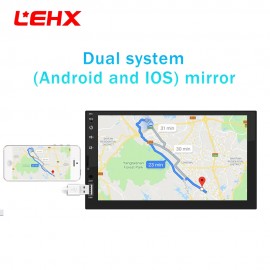 2 DIN car radio for Android 8.0 phone and iphone Mirror Link capacitive touch screen 7 MP5 Bluetooth  camera multimedia player