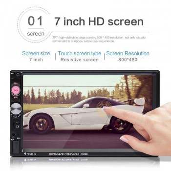 Car Stereo Audio Touch MP5 Player USB FM Radio Receiver GPS Navigation Wifi Stereo Video 7 Inch Universal Multimedia Player