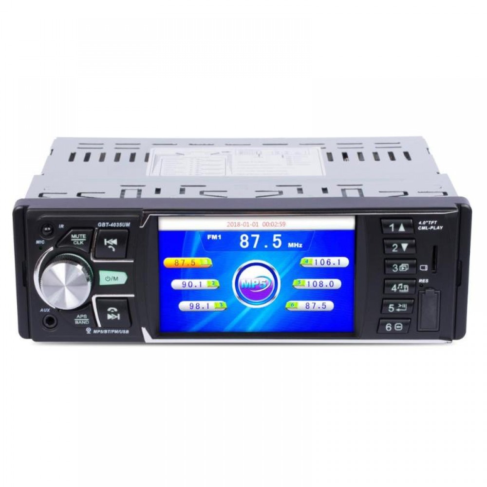 VODOOL VODOOL 4 1Din Bluetooth Car Stereo MP5 Player FM Transmitter AUX Radio MP3 Music Media Player Reverse Image Multimidia