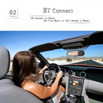VODOOL VODOOL 4 1Din Bluetooth Car Stereo MP5 Player FM Transmitter AUX Radio MP3 Music Media Player Reverse Image Multimidia