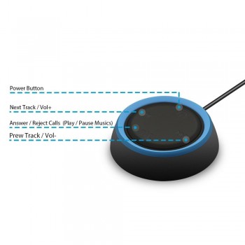 RCA Bluetooth Car Kit AUX Input Audio Composite Hands Free Calling Bluetooh 4.0 Car Kits Wireless Stereo Music Reciver