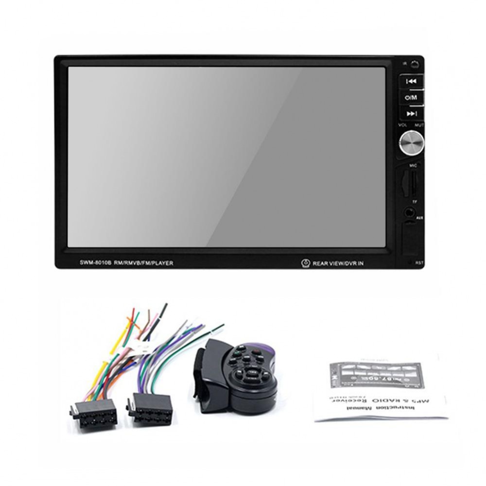 7 Inch 4G Car MP4 MP5 Player Touch Screen Control Bluetooth Car Multimedia USB/TF FM Aux Input Reversing Radar Monitor