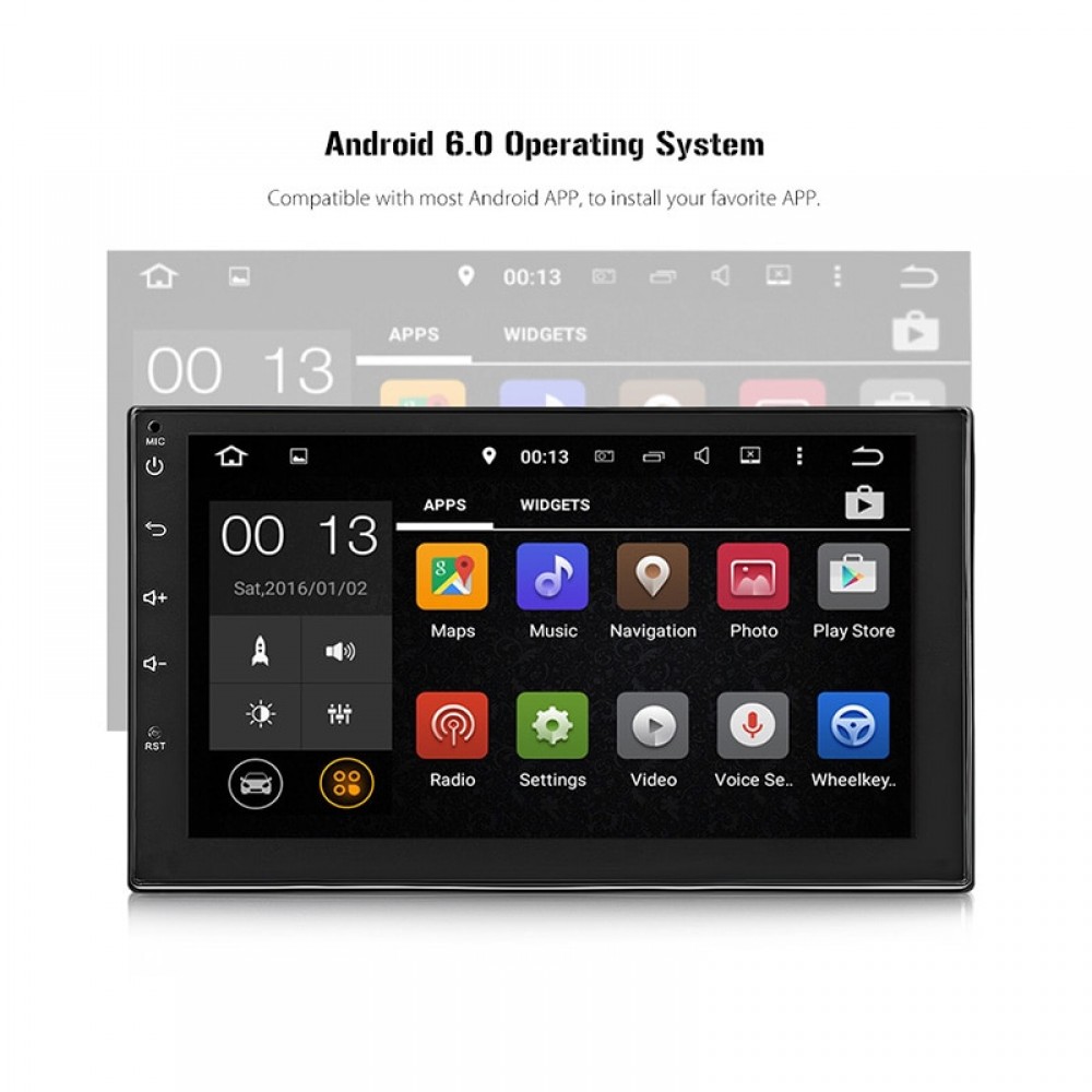 7 Inch HD Car MP5 Radio Video Player For Android 7.1 Multimidia 4K Touch Screen 1080P Bluetooth Auto GPS Navigation Support WiFi