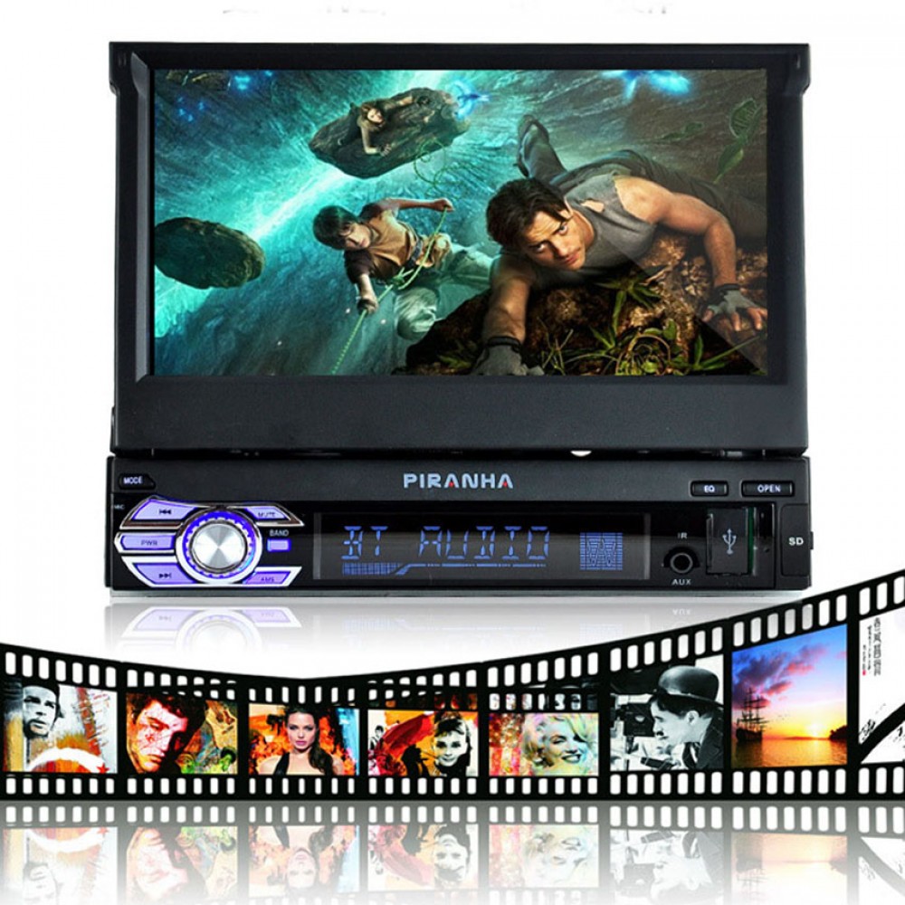 7 inch steering wheel control support Car Radio Bluetooth Stereo video Player Auxin MP4 MP5 Player USB TF FM car-styling 9601