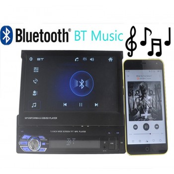 7 inch steering wheel control support Car Radio Bluetooth Stereo video Player Auxin MP4 MP5 Player USB TF FM car-styling 9601
