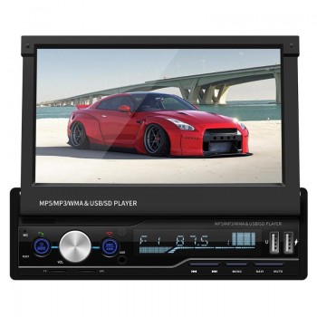 T100G 7 Inch Car Stereo MP5 Player RDS FM AM Radio Bluetooth USB AUX Head Unit Better Bluetooth Microphone Hand-free Vehicle MP5