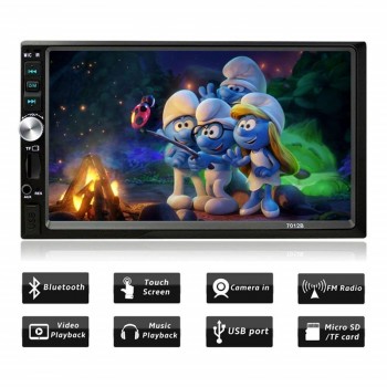 New Car MP5 Player 7023B 7 inch Digital Touch Screen Car Radio 2 Din Central Multimedia Bluetooth Auto Audio Stereo Rear Camera