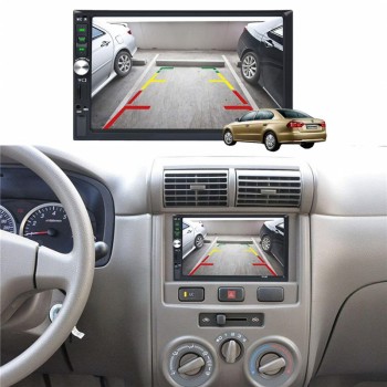 New Car MP5 Player 7023B 7 inch Digital Touch Screen Car Radio 2 Din Central Multimedia Bluetooth Auto Audio Stereo Rear Camera